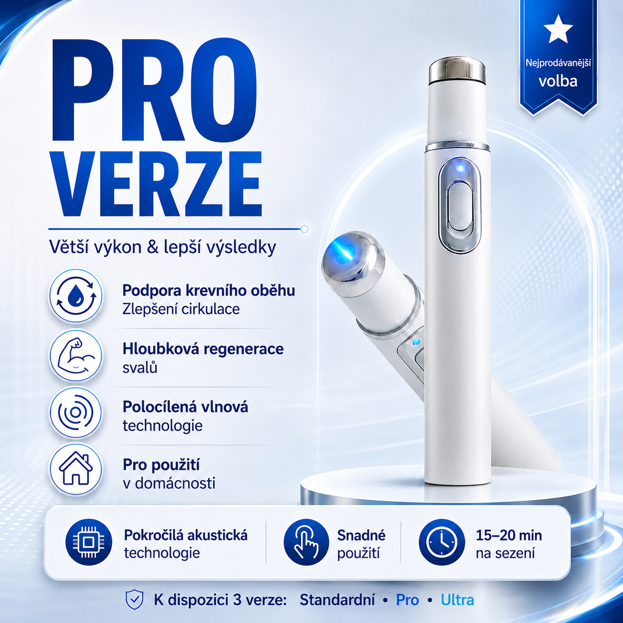 😍😍 Obnovte mužskou vitalitu, znovu získejte sebevědomí. Pokročilá rázová vlnová terapie, která podporuje zlepšení kvality a trvanlivosti erekce a zároveň zmírňuje bolest svalů, kloubů a šlach.💪💪