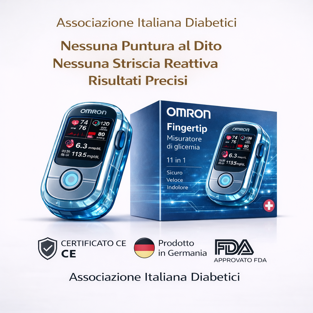 🔥 Basta aghi e dolore! | Omron™ glukometro non invasivo – controllo facile e preciso della glicemia, ovunque tu sia 🔥