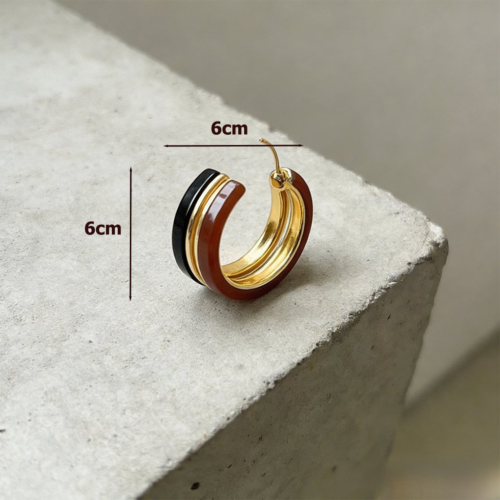 Timeless vintage hoop earrings for women