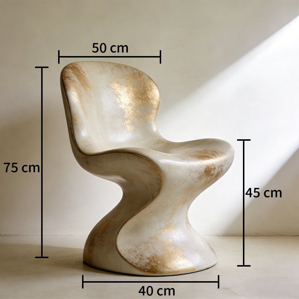 Close-up of modern chair fabric and legs