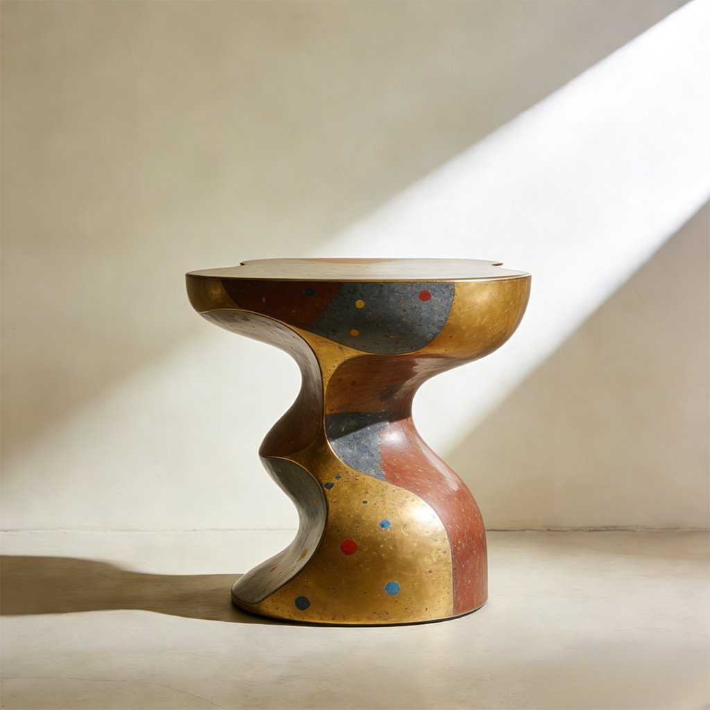 Space-saving coffee table with hidden storage compartments