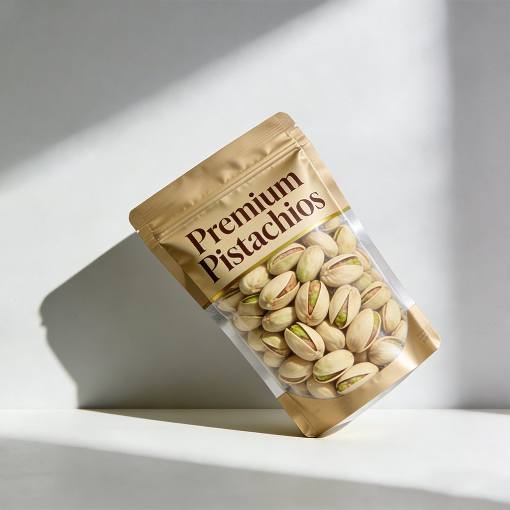 Premium Pistachios 3-Pack packaging front view