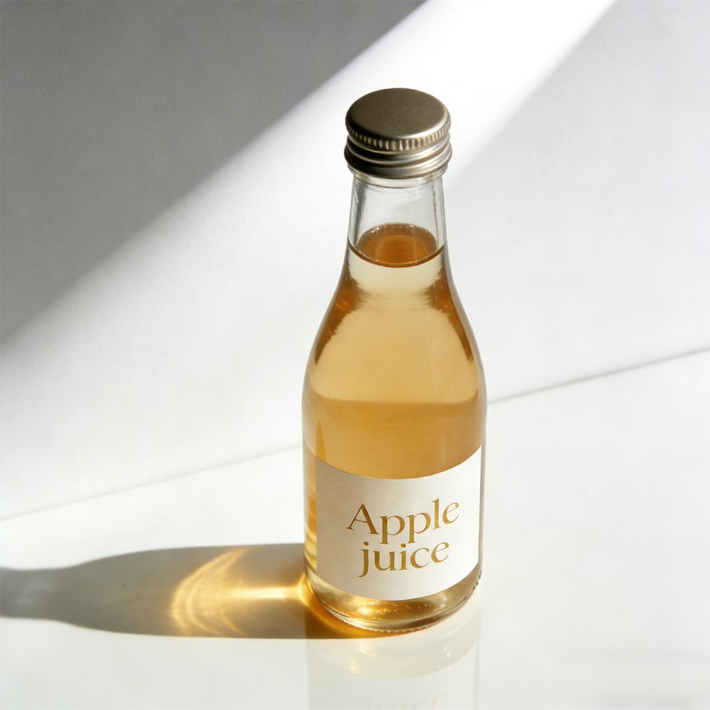 Apple Juice Drink Set of 6 Bottles front view