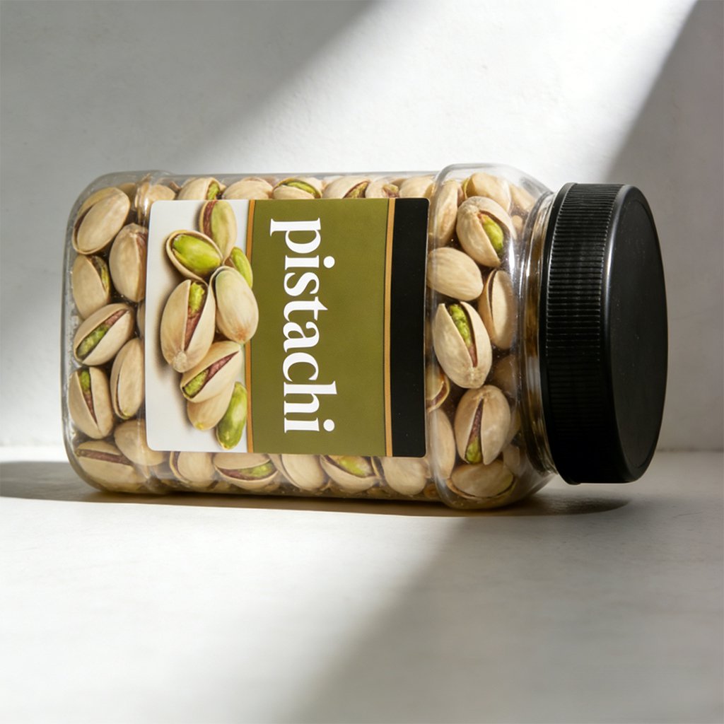 Healthy pistachio nuts snack pack trio