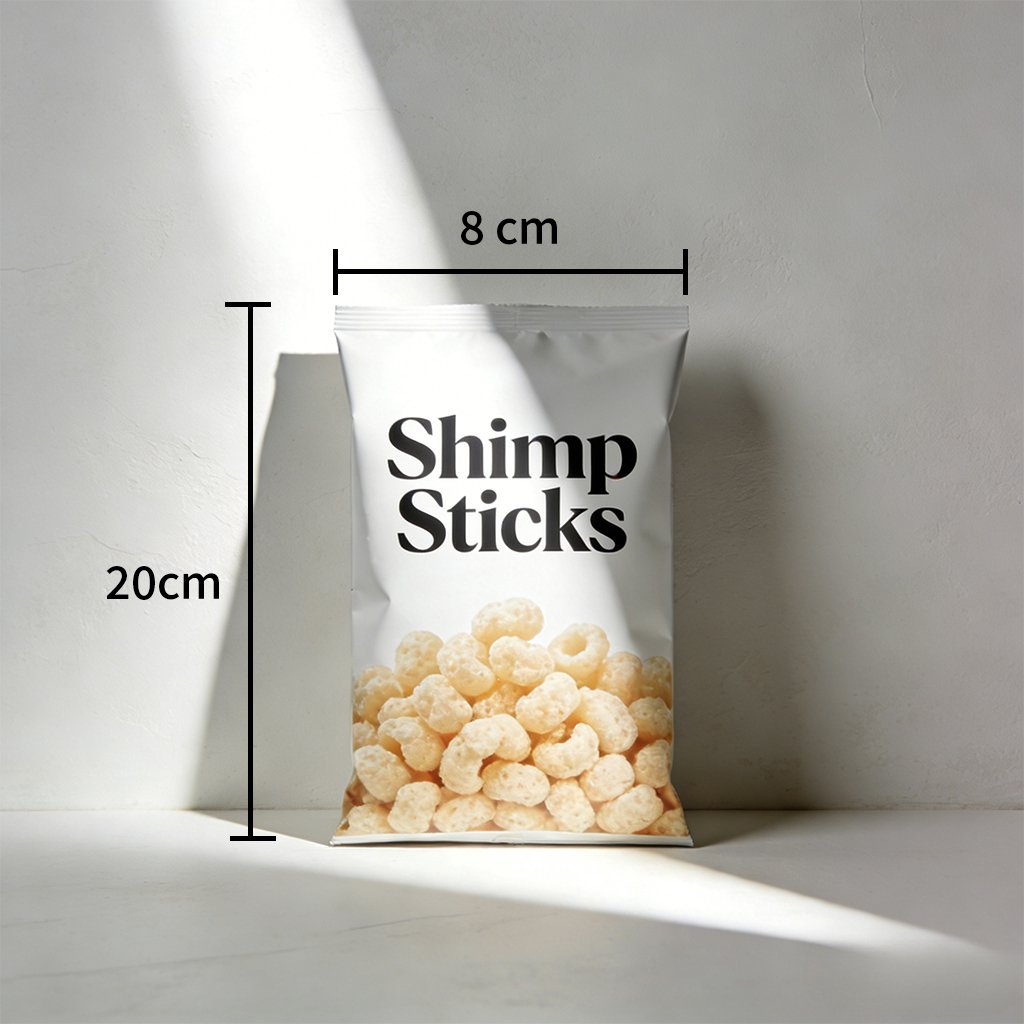 Shrimp Stick Snacks pack of 6 front view