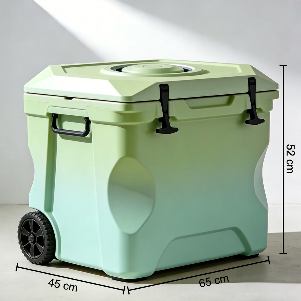 Weather-resistant storage container for patio