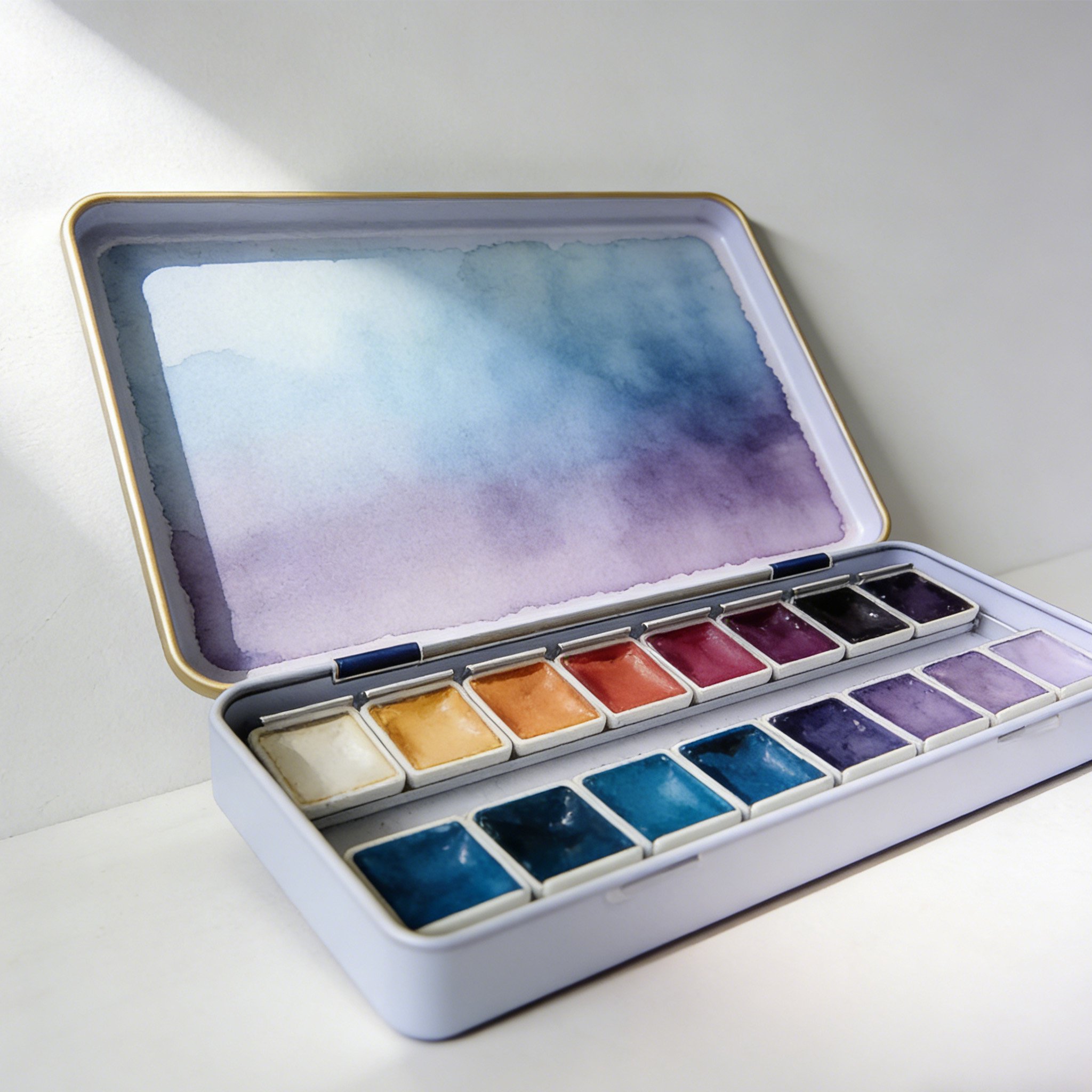 Complete watercolor painting kit for beginners