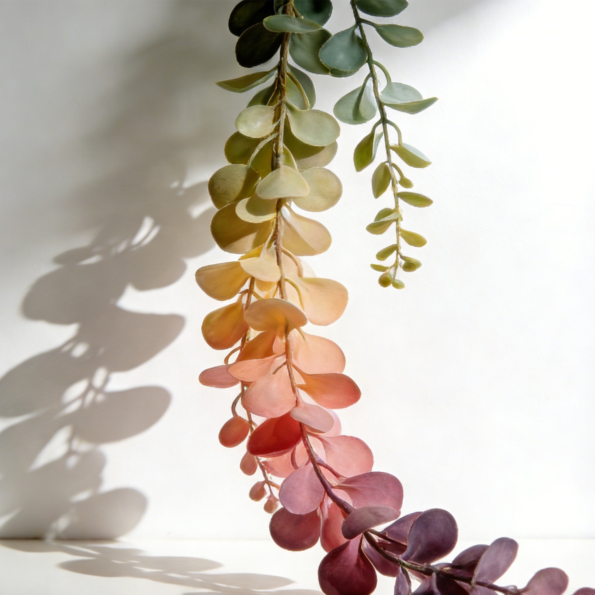 Gradient color artificial flower vine set of 10 pieces