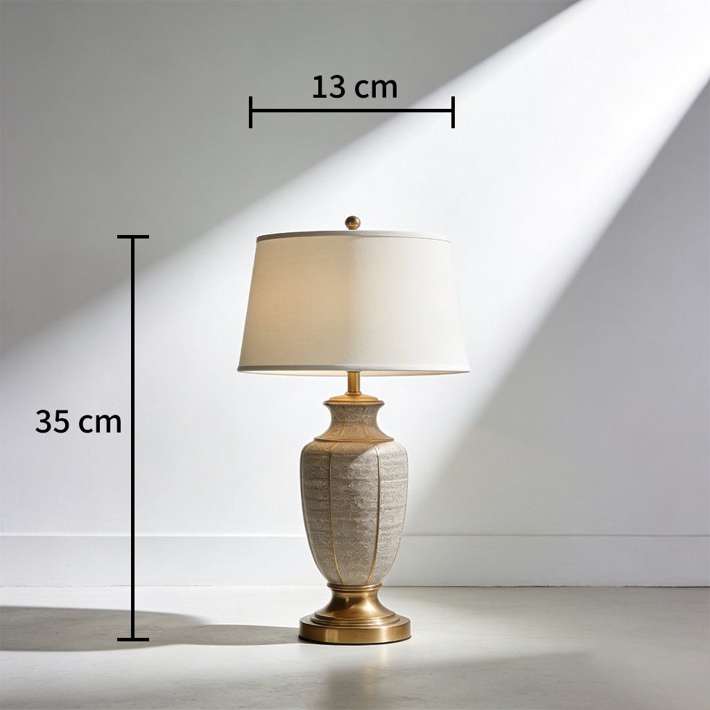 Artistic Sculptural Table Lamp on modern desk