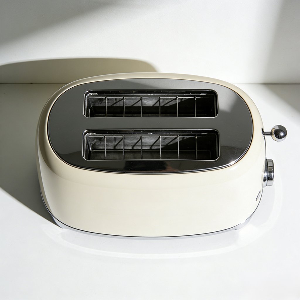 Multifunctional toaster with wide slots for bread
