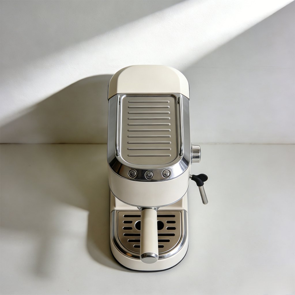 Fully Automatic Home Coffee Machine sleek design on kitchen counter