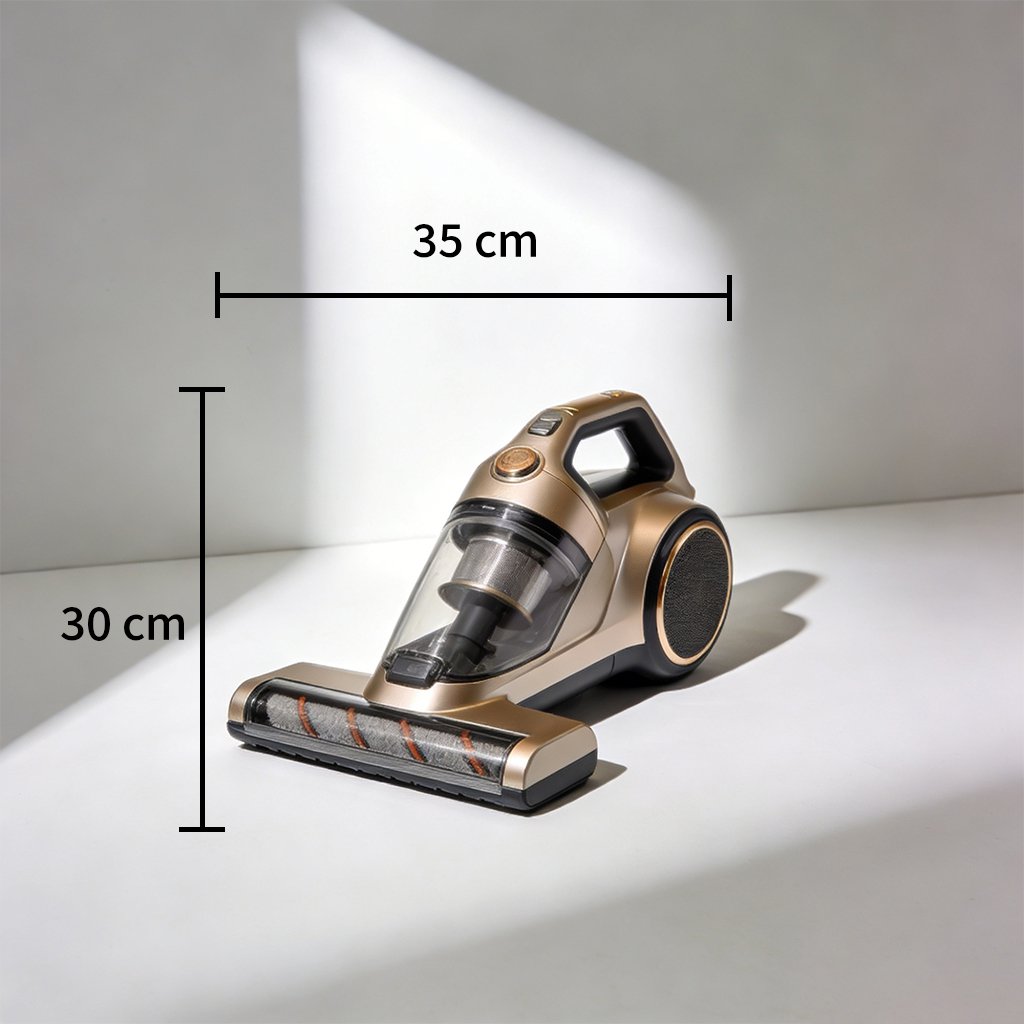 Compact dust mite vacuum for home use