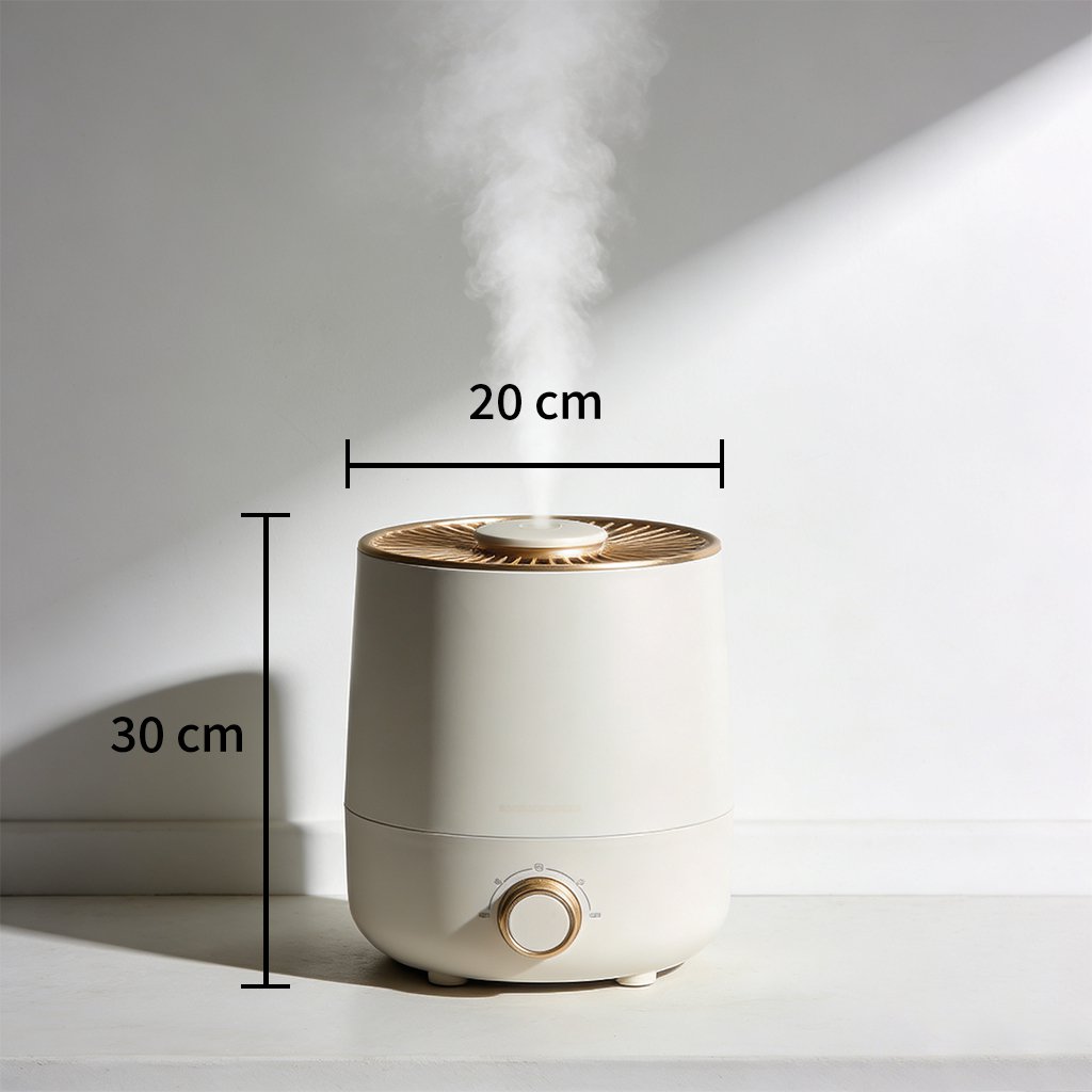 Efficient air moisturizer with smart controls