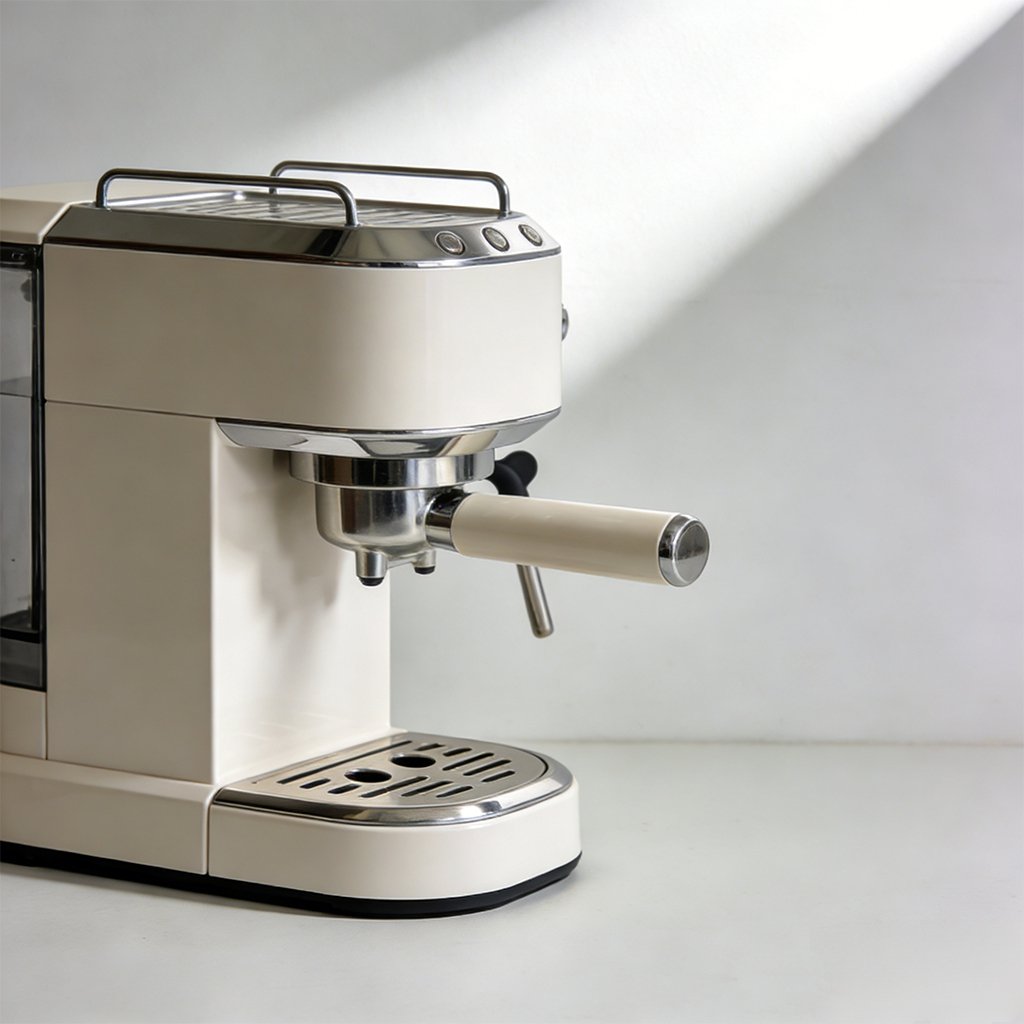 One-touch espresso brewing feature of automatic coffee machine