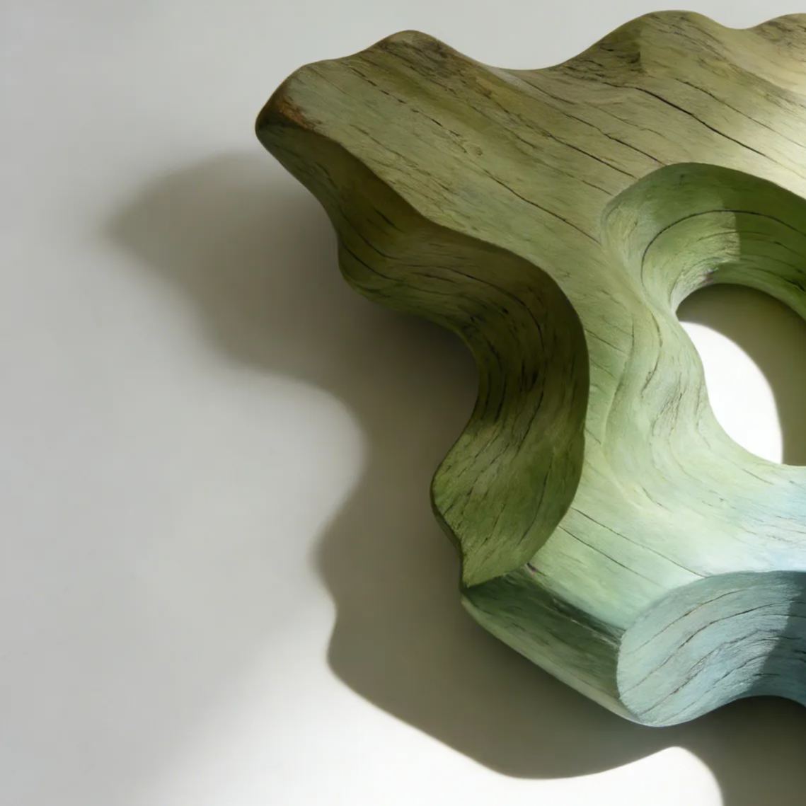 Handcrafted Natural Shape Wooden Decor