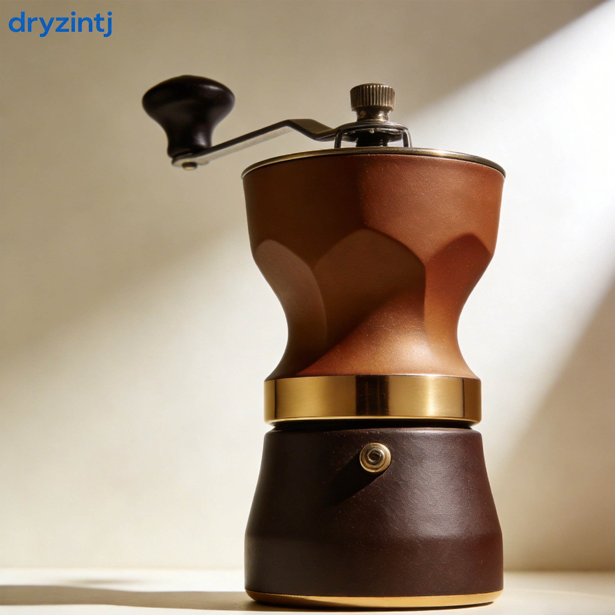 Coffee grinder in modern kitchen setting