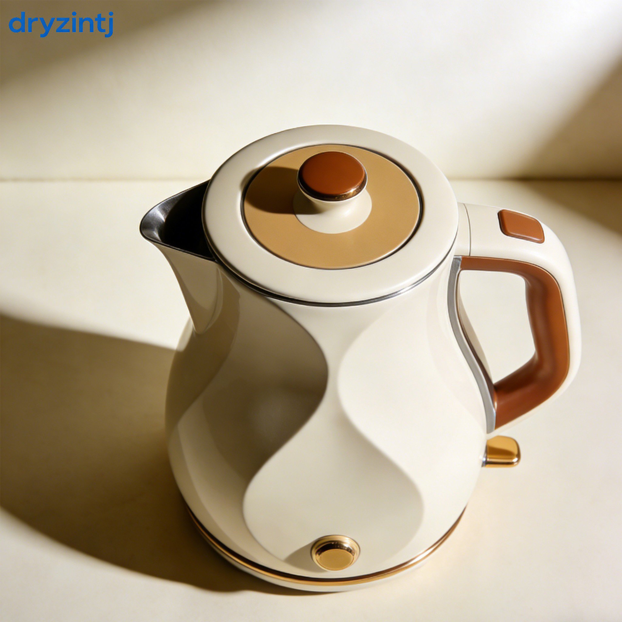 Electric kettle adjusting water temperature for tea