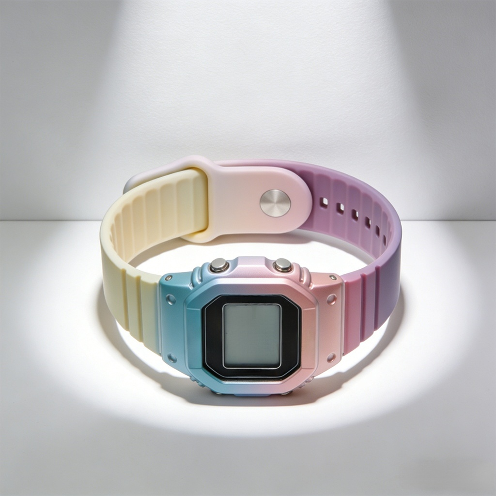 Sleek smartwatch design on wrist
