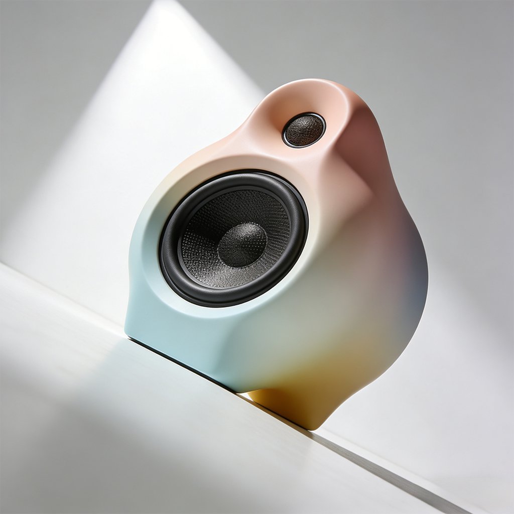 Portable HD home projector in use