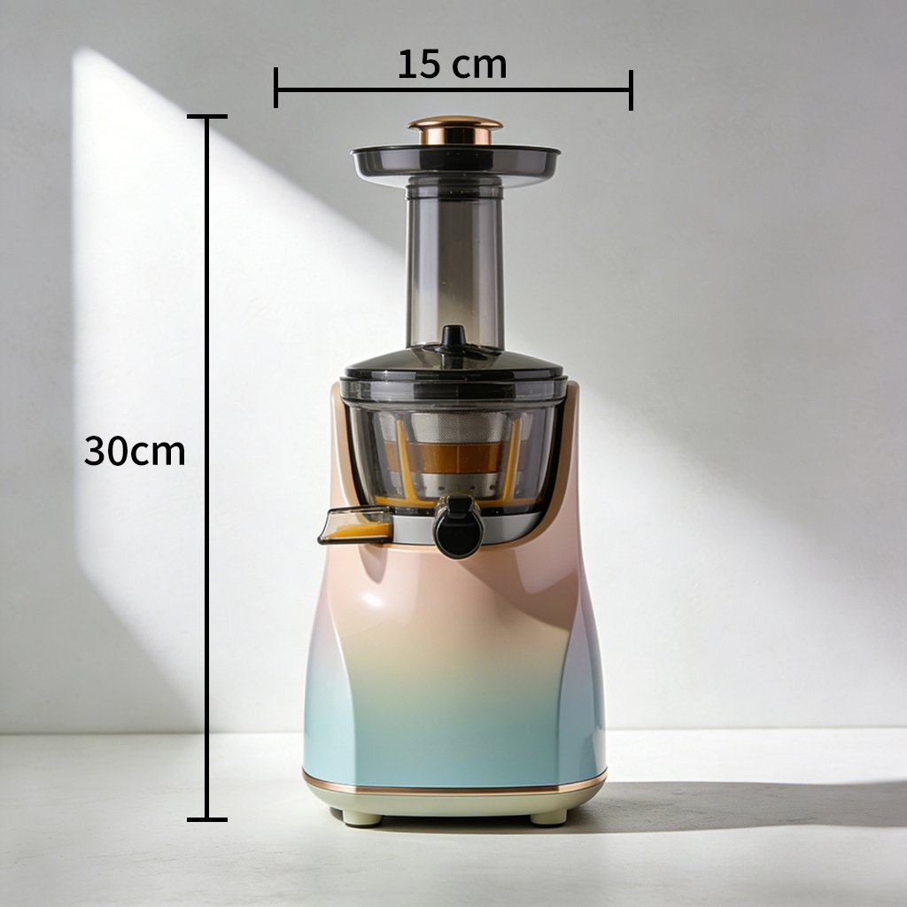 Fruit juicer machine with detachable parts