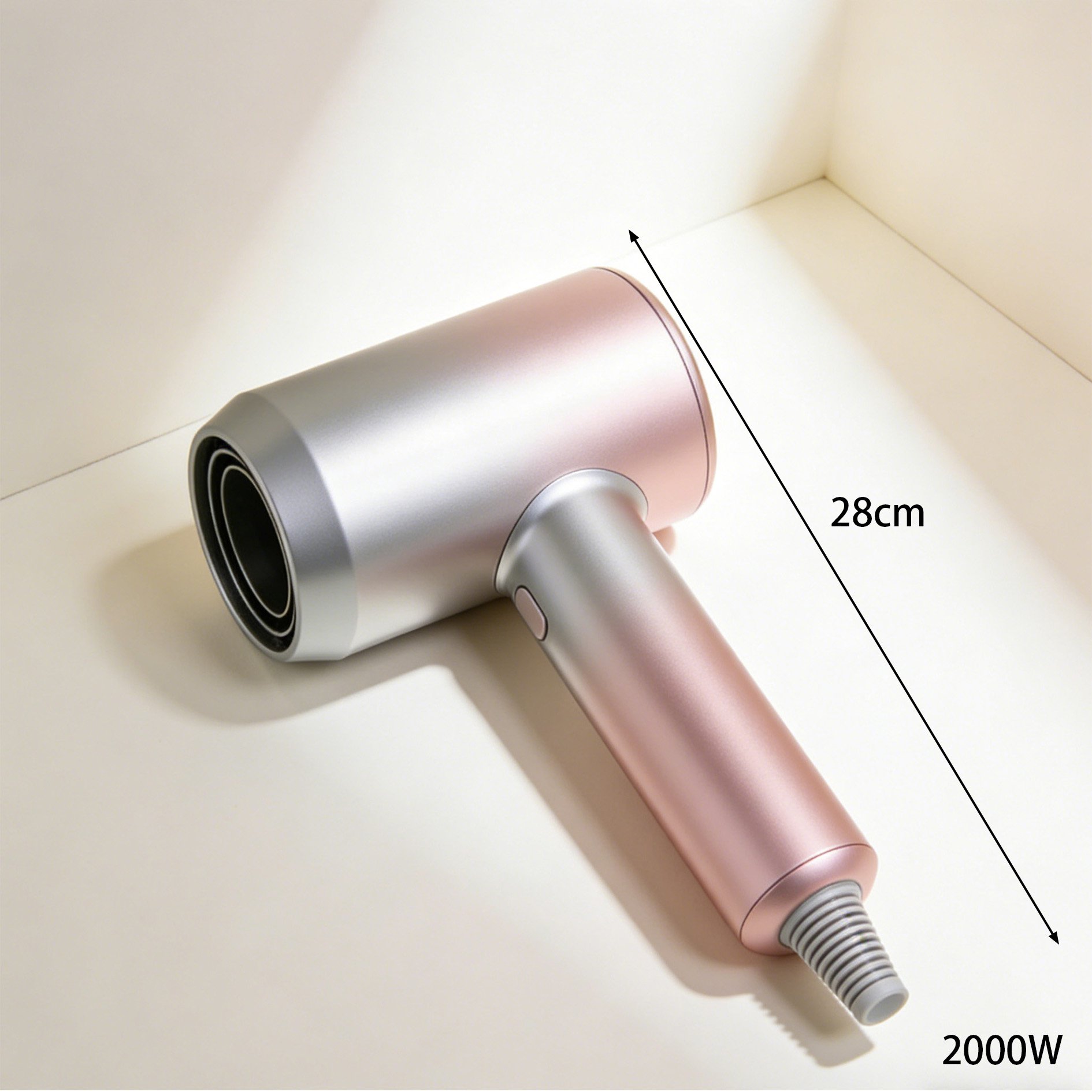 Compact hair dryer fits in handbag