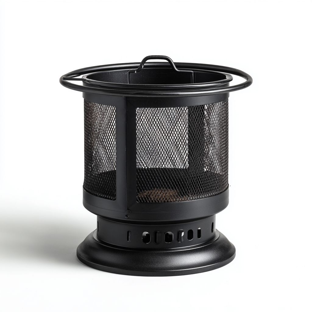 Chauffage extérieur 55x55x70 cm - noir - design moderne-Havengetio