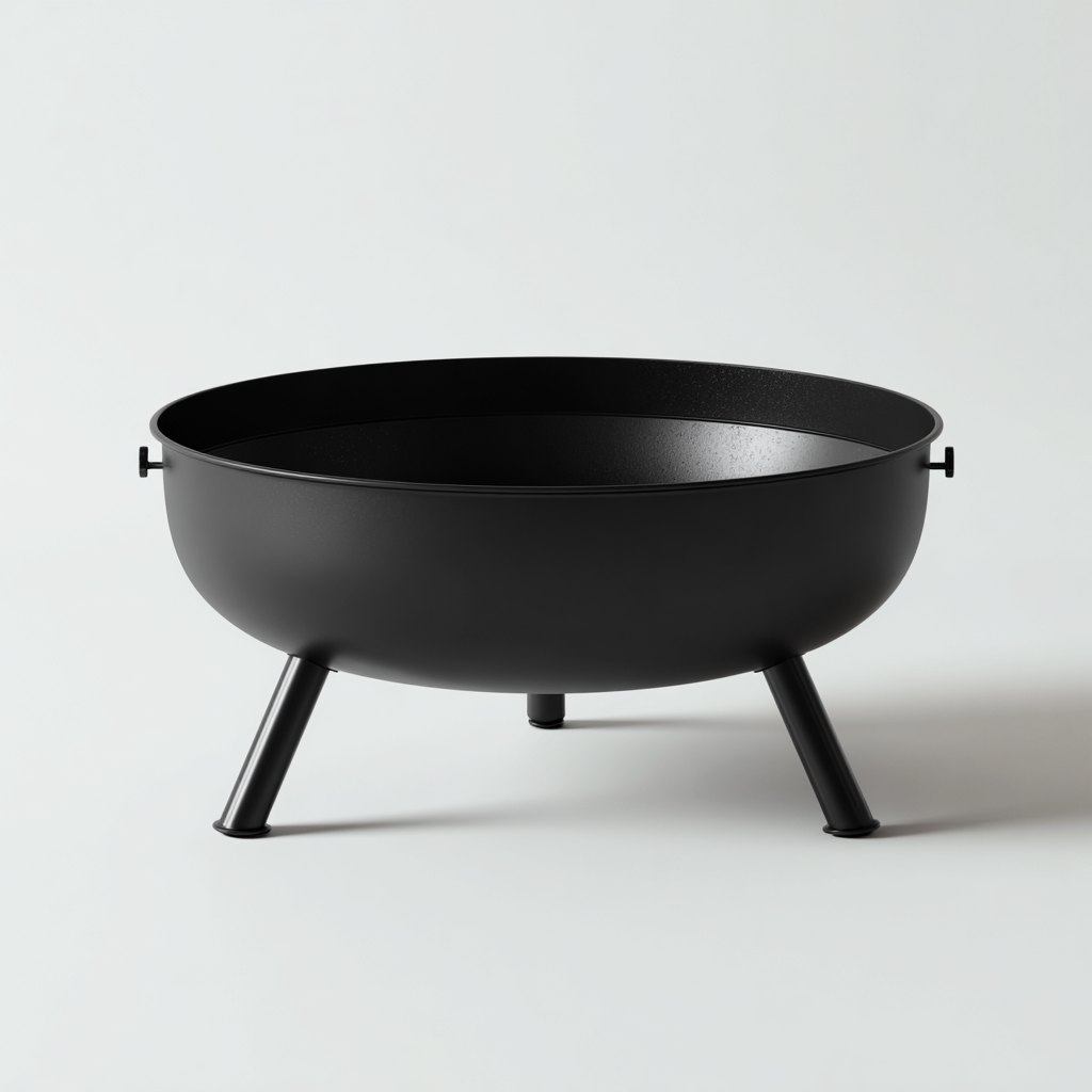 Chauffage extérieur acier 60x60x35 cm - noir - adapté au jardin - design moderne-Havengetio