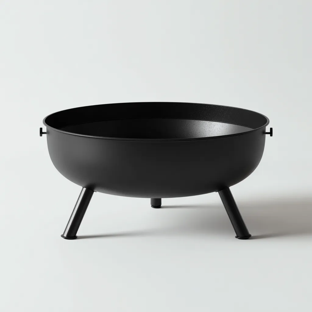 Chauffage extérieur acier 60x60x35 cm - noir - adapté au jardin - design moderne-Havengetio