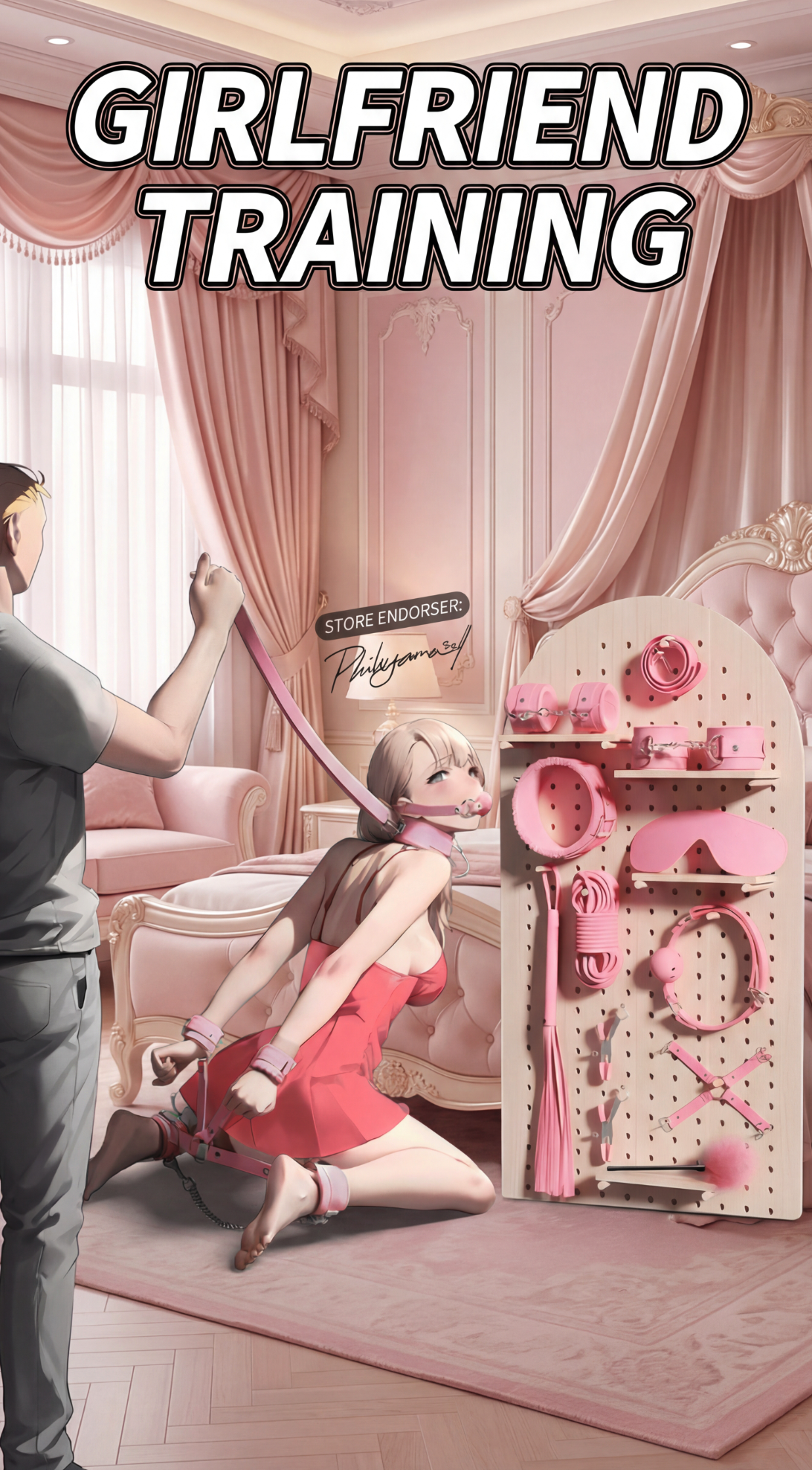 Romantic Valentine’s Day Gift Set  for Couples – Lingerie, Candles & Ambient lighting 18-piece set