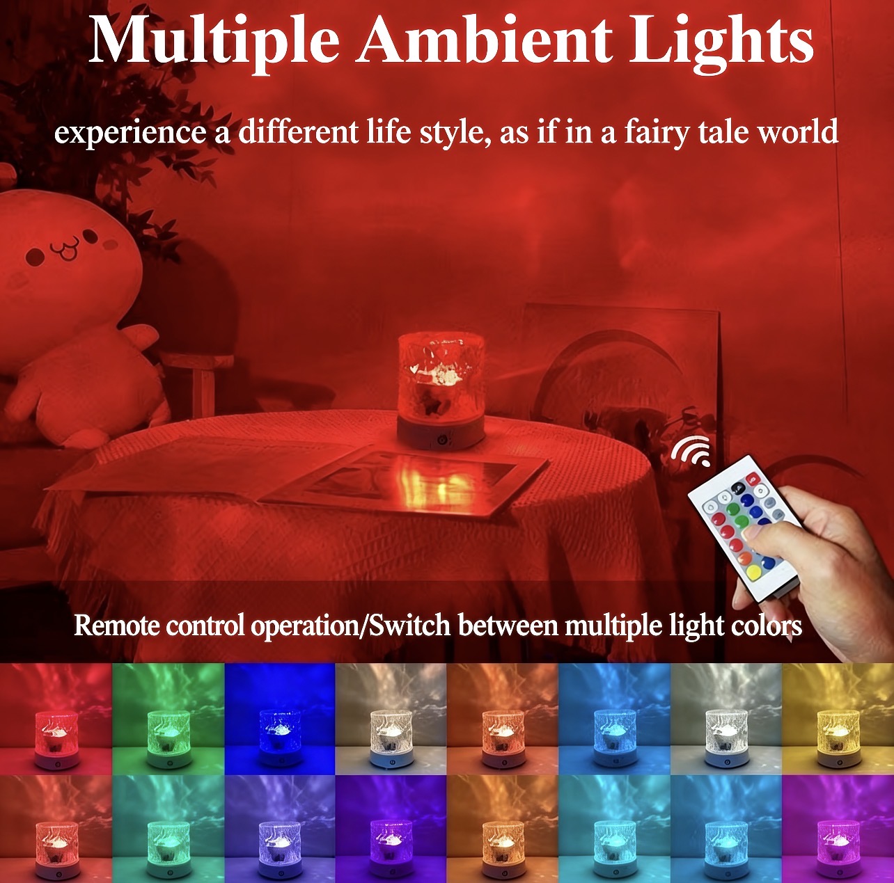 Romantic Valentine’s Day Gift Set  for Couples – Lingerie, Candles & Ambient Lights