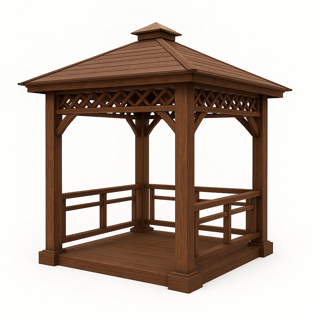 Gazebo,Padiglione in legno