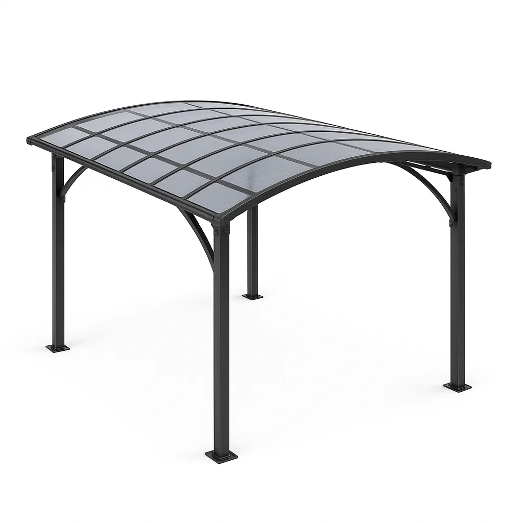 Pergola,Pergola con pannelli in policarbonato