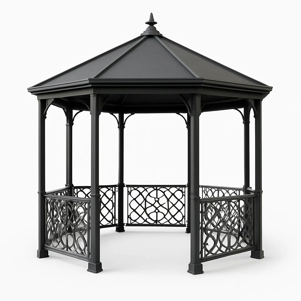 Gazebo,Padiglione in acciaio