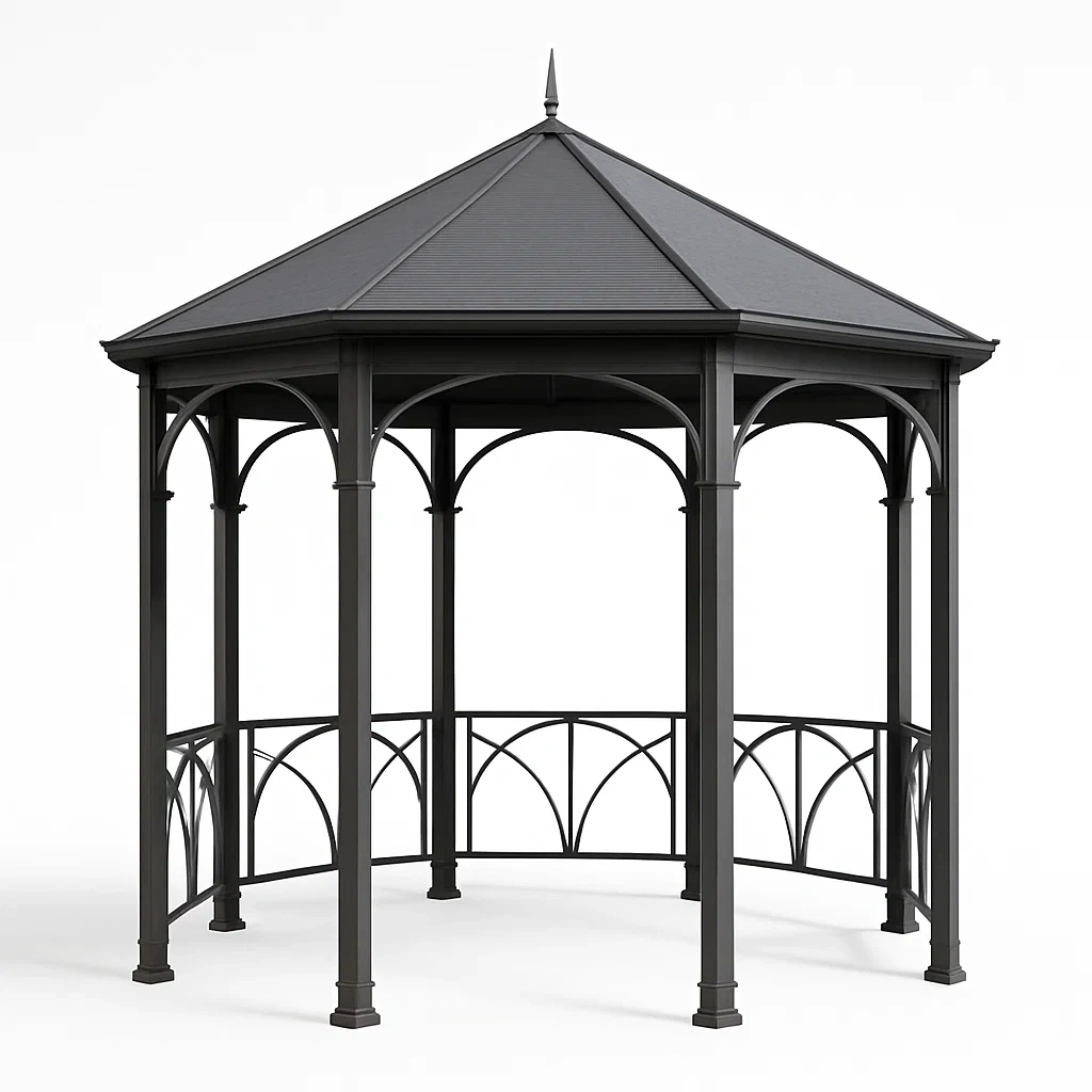 Gazebo,Padiglione in acciaio