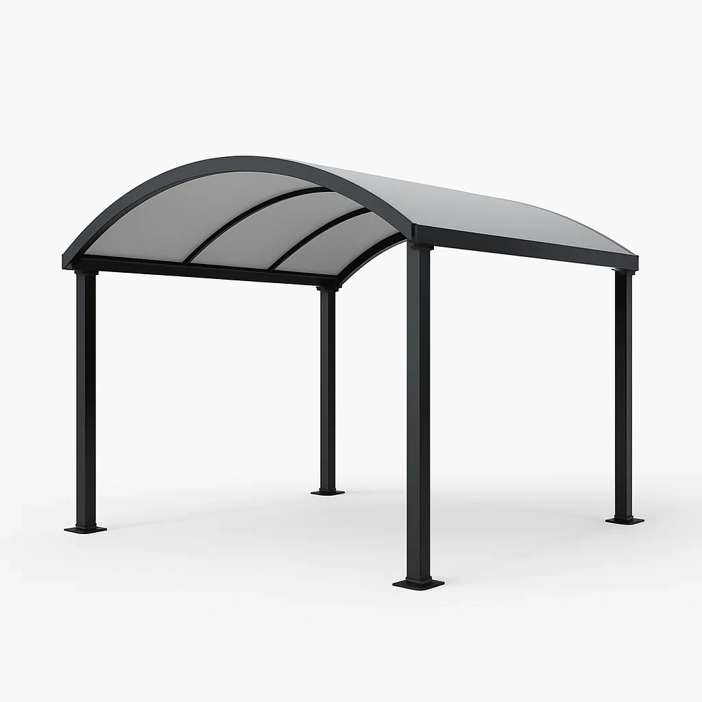 Capannone per auto,Tettoia per auto in struttura d'acciaio