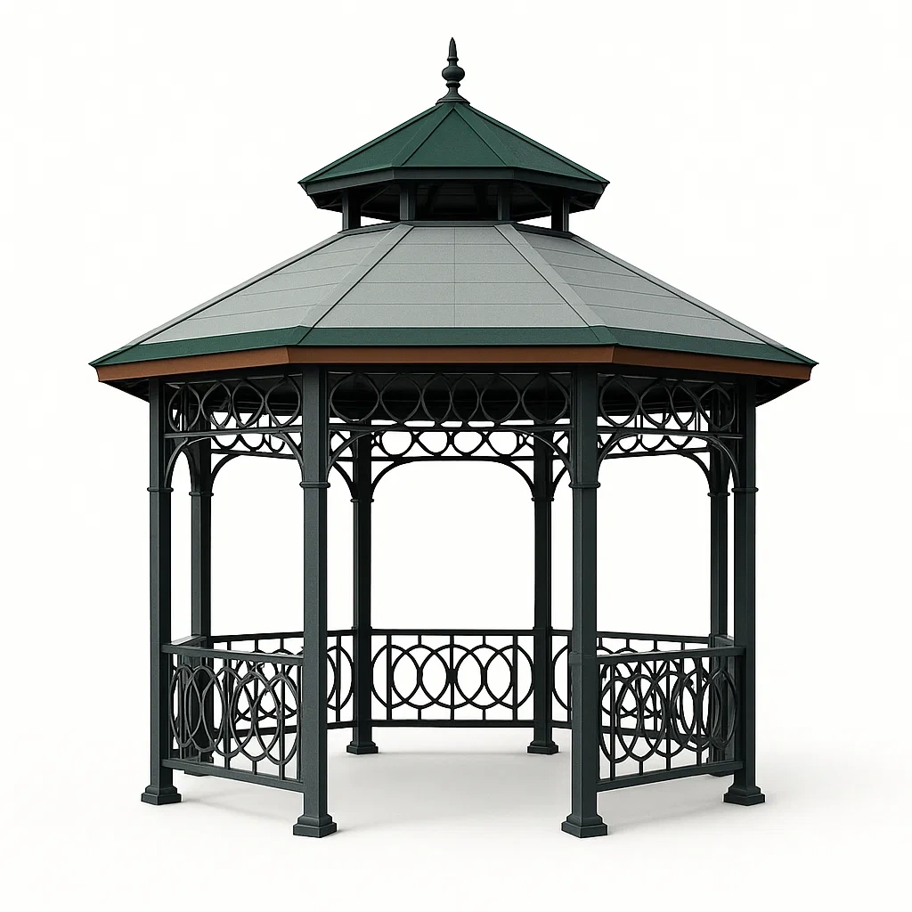 Gazebo,Padiglione in acciaio