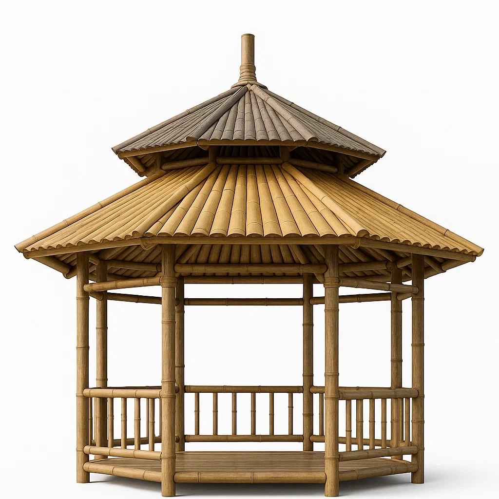 Gazebo,Padiglione in bambù