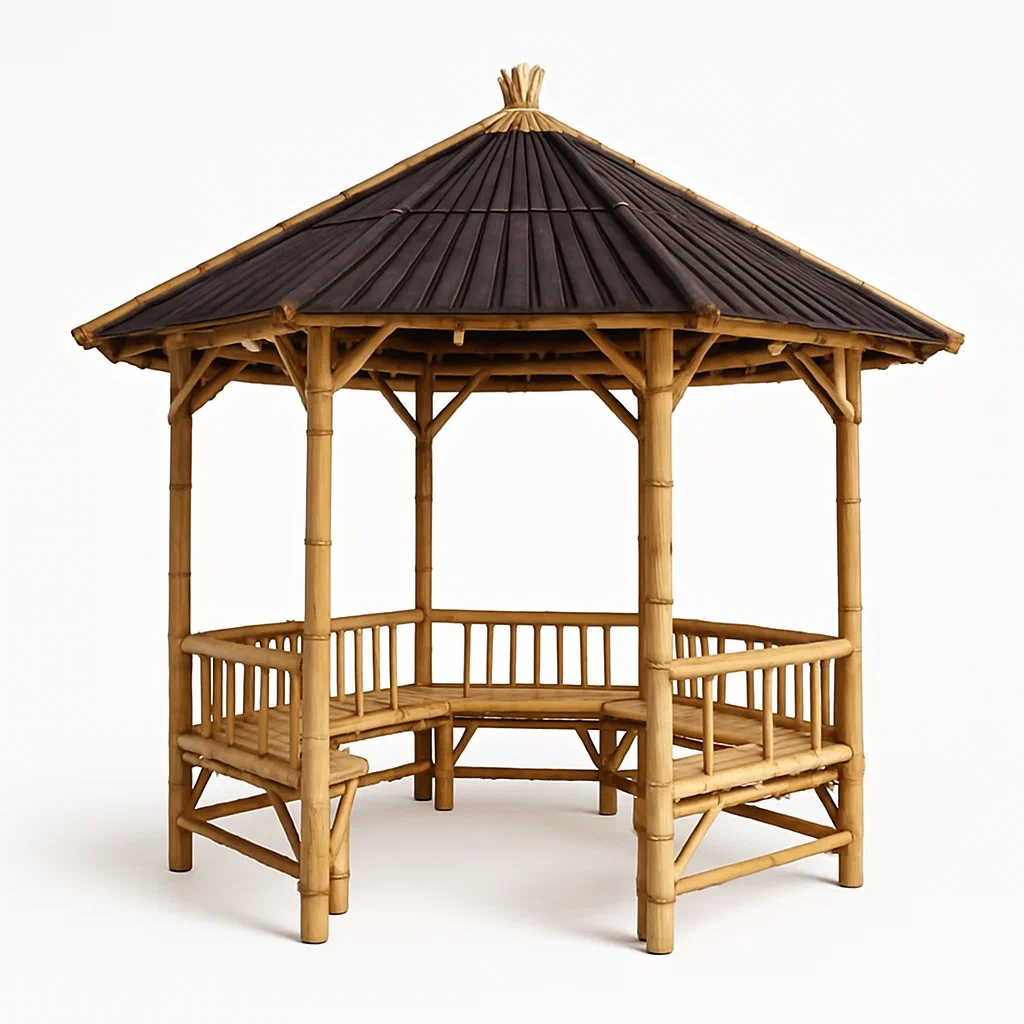 Gazebo,Padiglione in bambù
