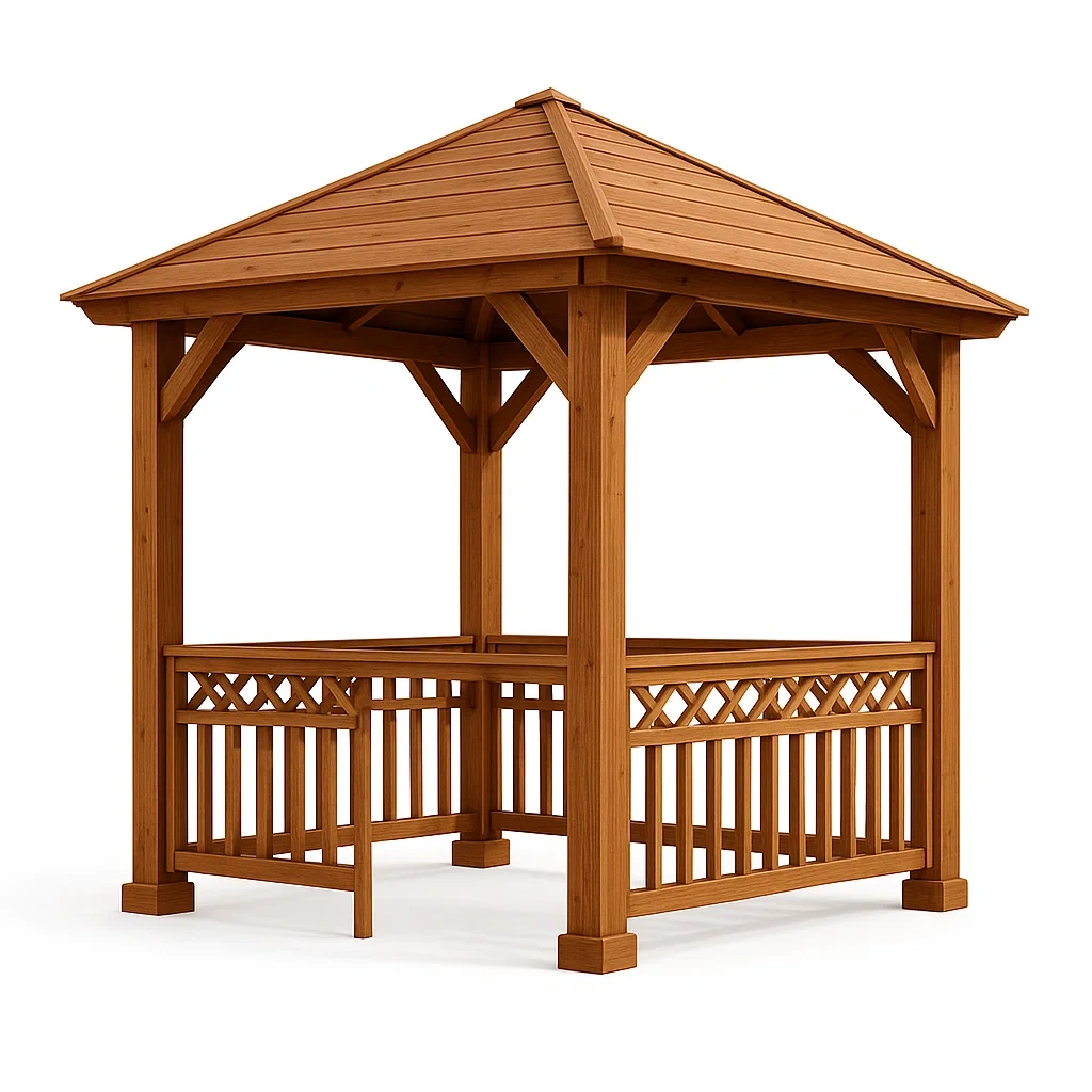 Gazebo,Padiglione in legno