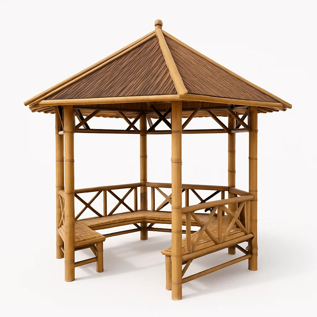 Gazebo,Padiglione in bambù