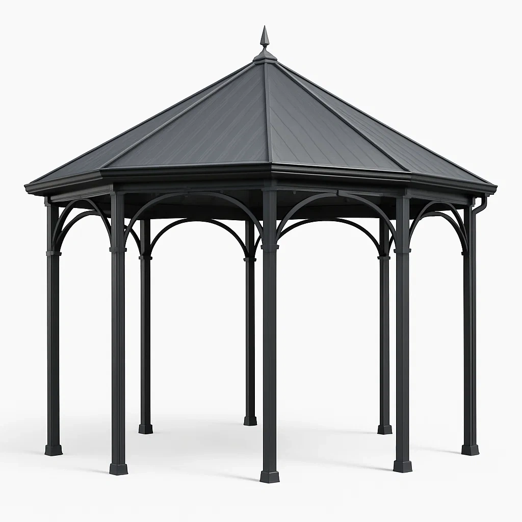 Gazebo,Padiglione in acciaio