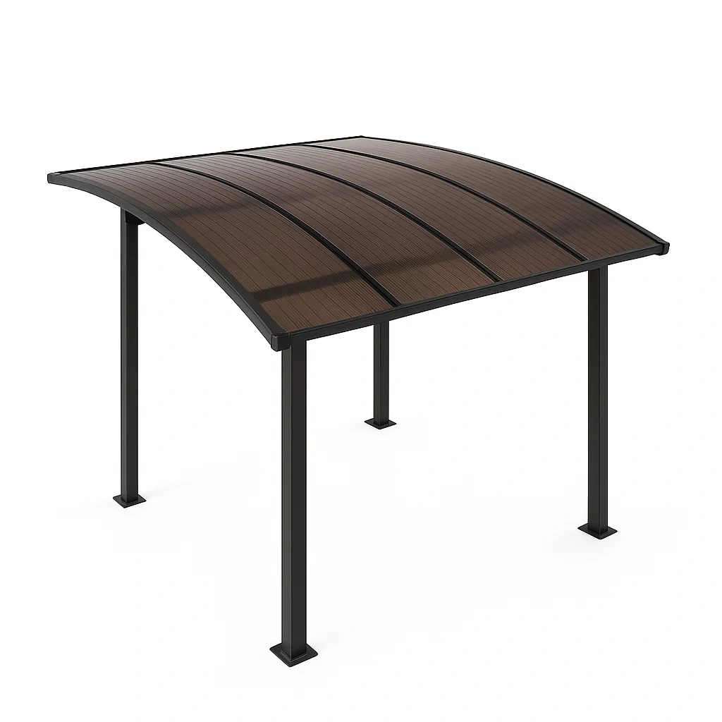 Pergola,Pergola con pannelli in policarbonato