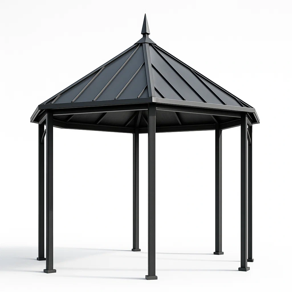 Gazebo,Padiglione in acciaio