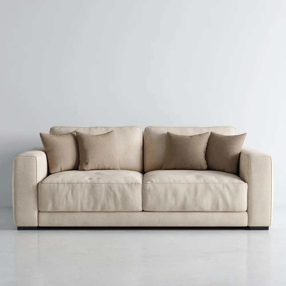 2-Sitzer-Sofa Stoff 180x85x75 cm – Beige – Moderne Eleganz