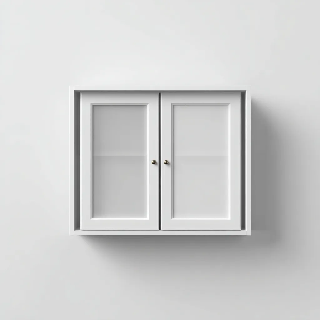 Rangement mural de salle de bain - armoire murale 60x20x55 cm - blanc - pour salle de bain - design classique-Casauppad