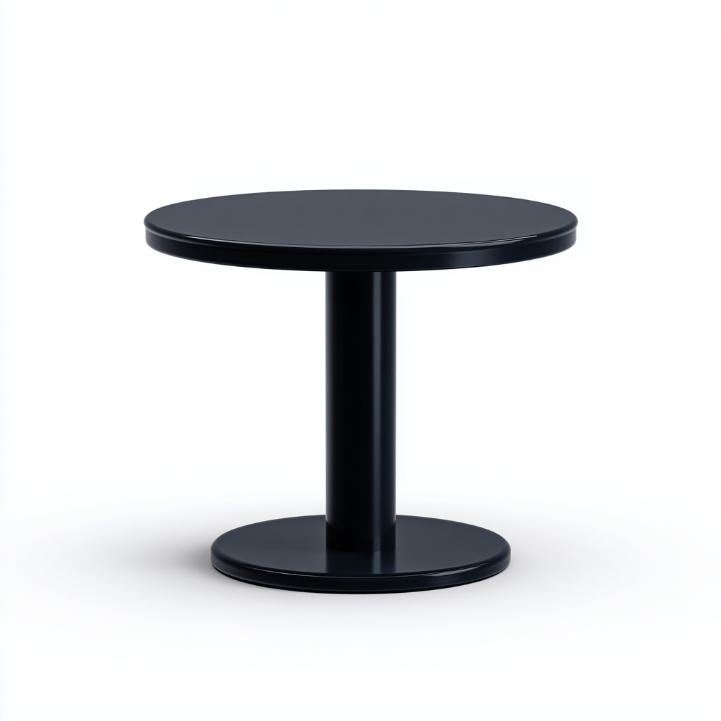 Table de jardin - métal 70x70x75 cm - noir - pour extérieur - design moderne-Casauppad