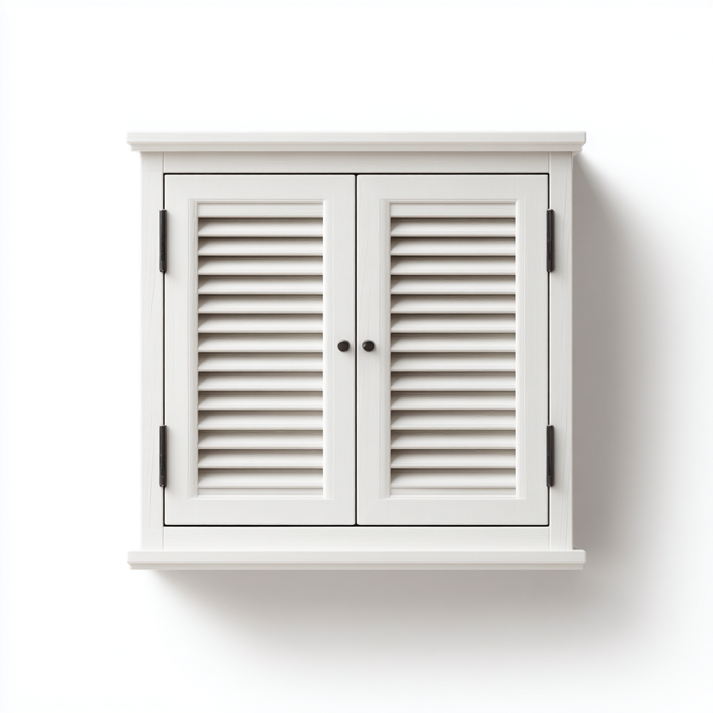 Rangement de salle de bain - armoire murale 48x16x58 cm - blanc - pour salle de bain - design classique-Casauppad