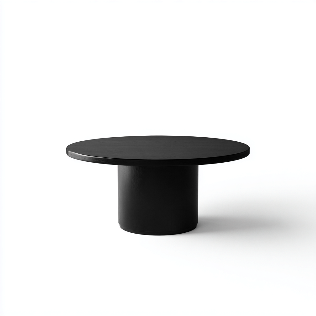 Table de jardin - bois 90x90x45 cm - noir - pour extérieur - design moderne-Casauppad
