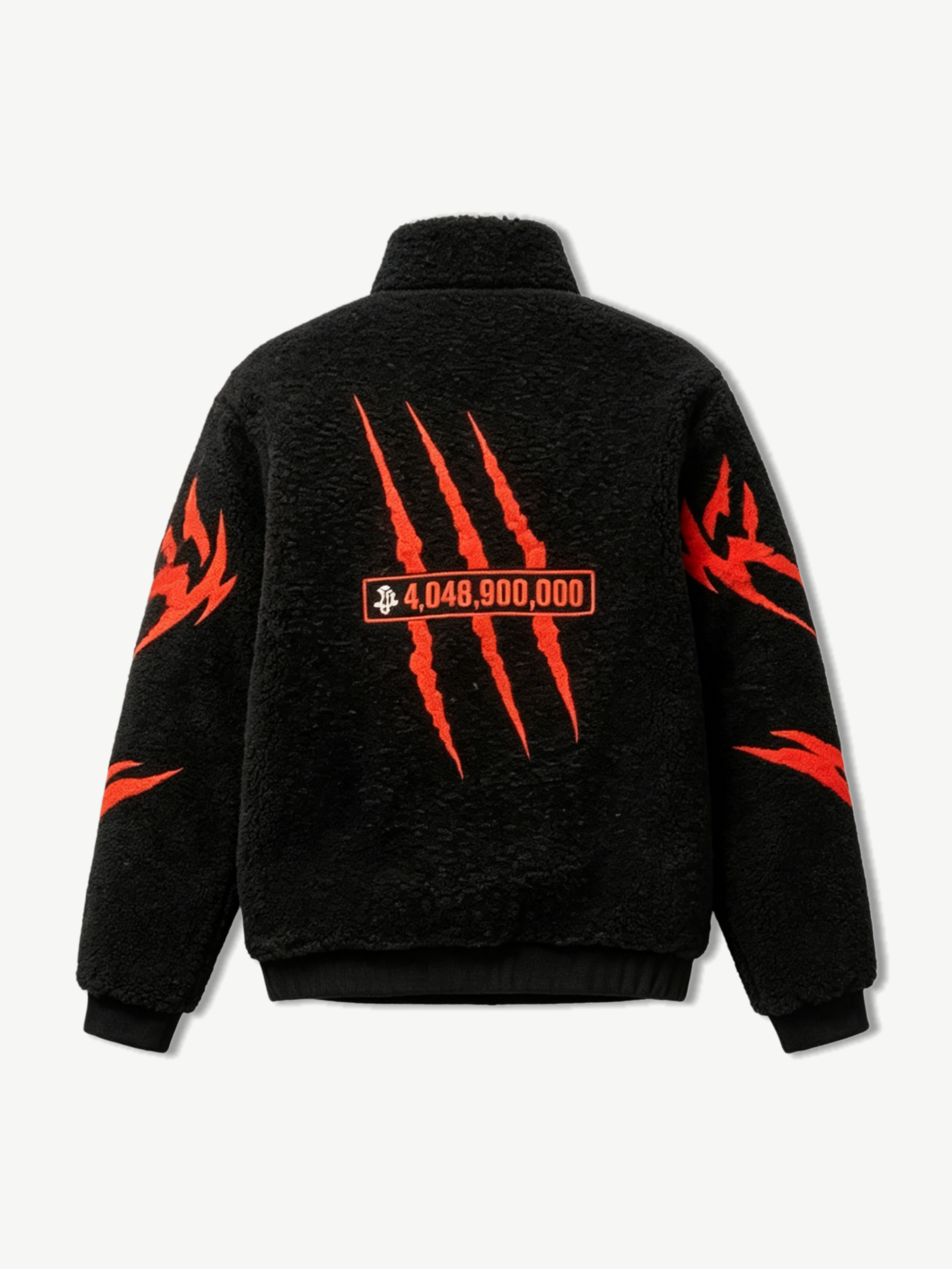 THREE-SCAR FLEECE JACKET