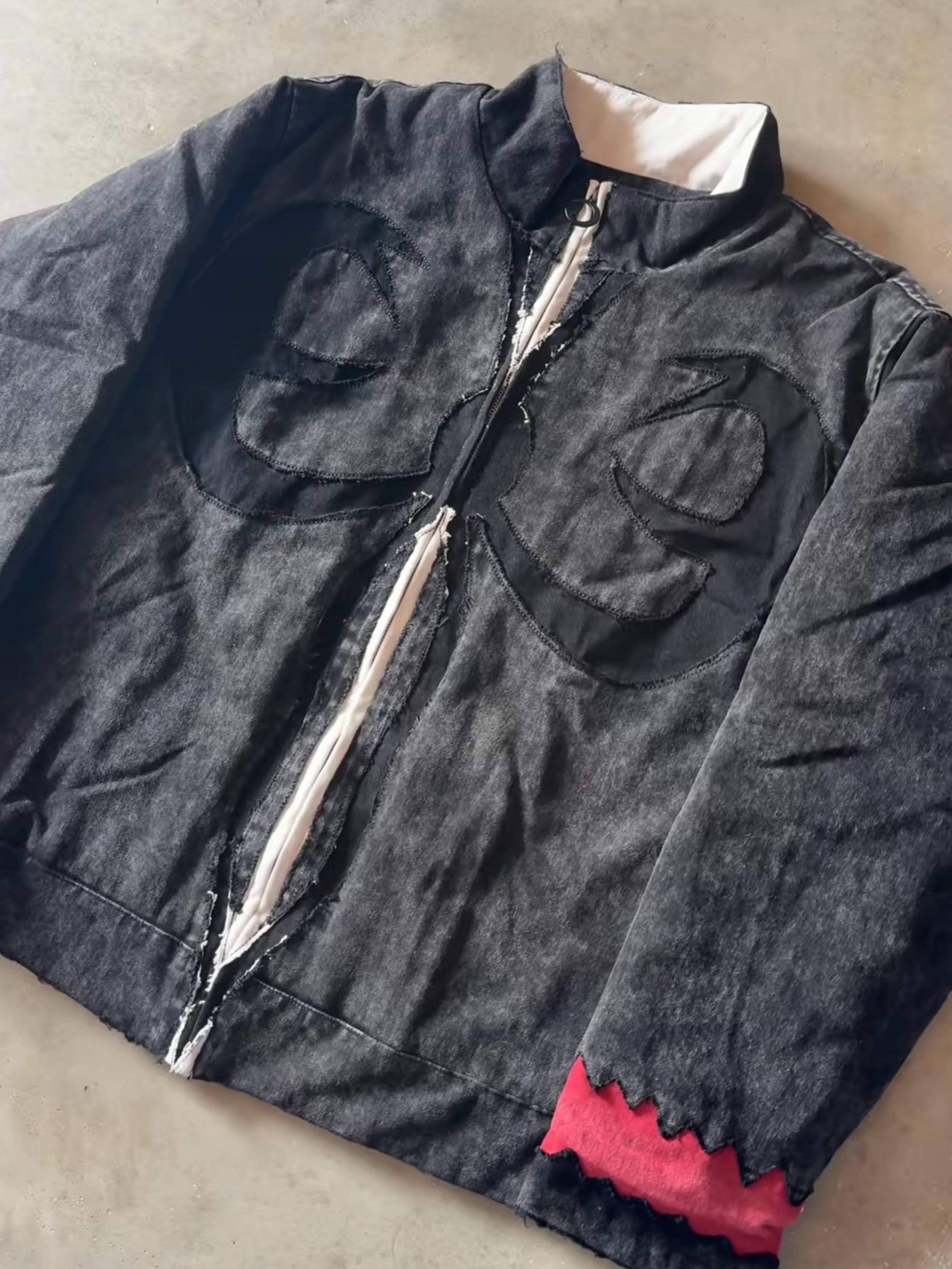 WOUND SCARF BOMBER